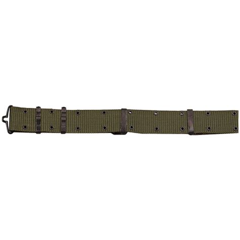 Gi Style Pistol Belt With Metal Buckles Camouflageca
