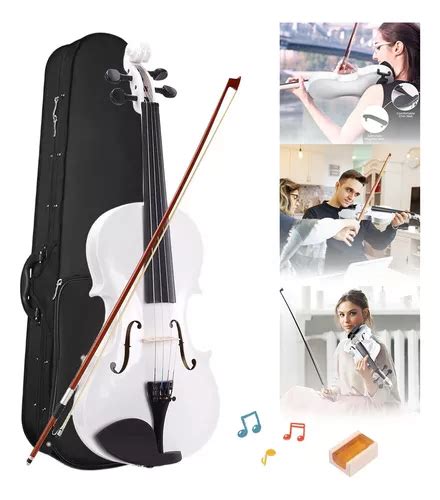 Violin Acustico Musical Adultos Y Estudiantes 4 4 Con Caja Envío gratis