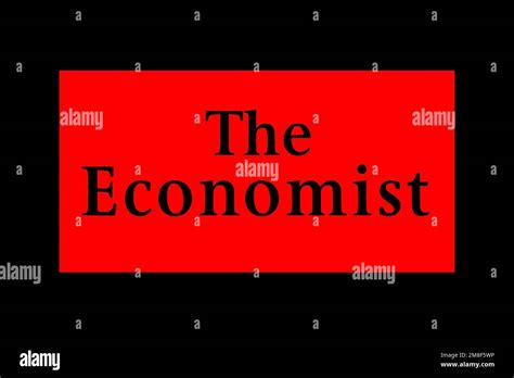 The Economist, Logo, Black background Stock Photo - Alamy