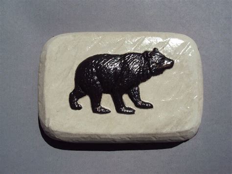 Bear Door Stop Large Paperweight Rubber by MountainArtCasting