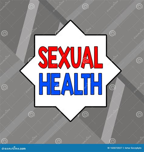 Word Writing Text Sexual Health Business Concept For Positive And