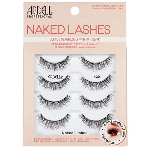 Amazon Ardell Strip Lashes Naked Lashes 420 4 Pairs X 1 Pack