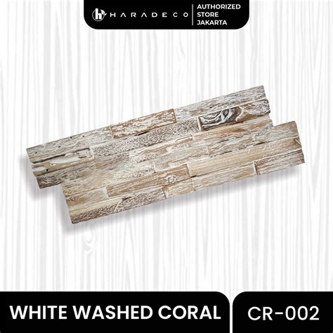 Jual Haradeco Wood Cladding Panel Kayu Pelapis Dinding White