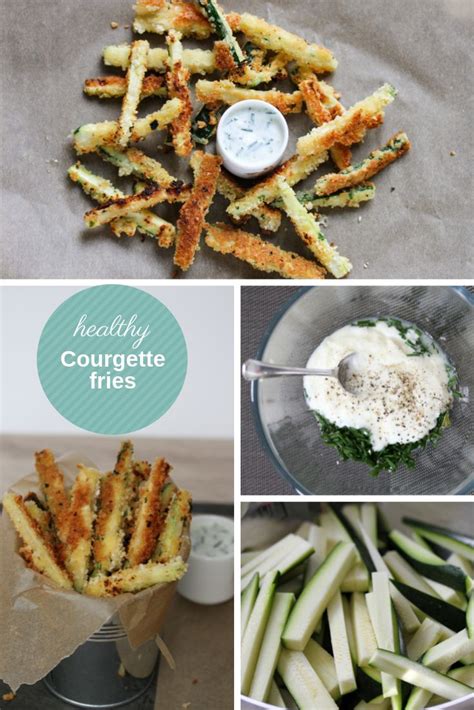 Crispy Courgette Fries With Tzatziki Dip