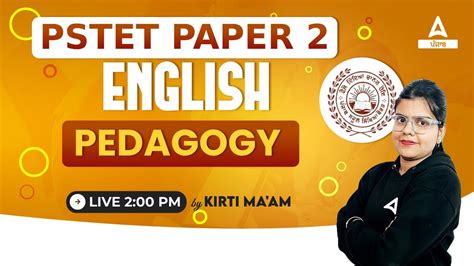 Pstet Paper Preparation English Pedagogy By Kirti Mam Youtube