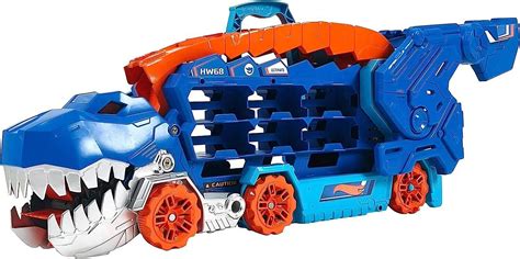 Hot Wheels Hng City T Rex Mega Transporter Zestaw Zabawki