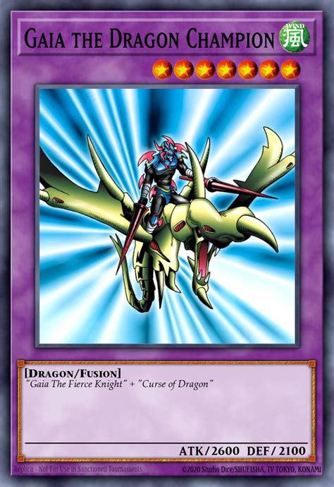 Gaia The Dragon Champion Yu Gi Oh Card Database YGOPRODeck