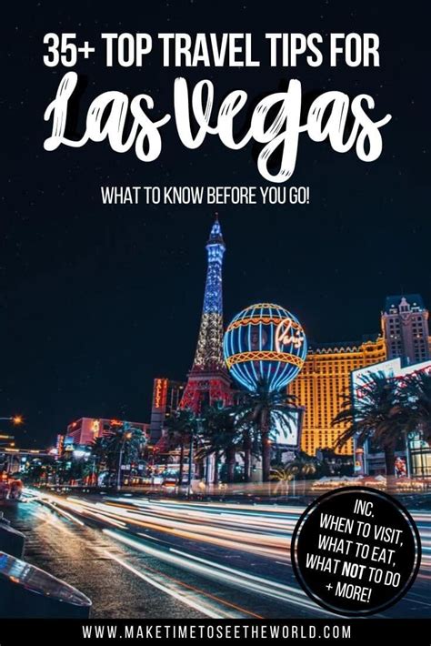 Las Vegas Travel Guide Tips To Know Before You Go