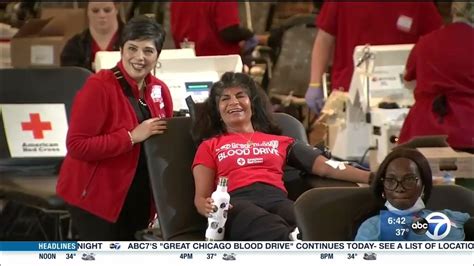 Abc 7 Chicago Great Chicago Blood Drive Day 2 Youtube