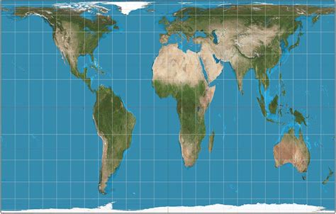 Proportional Map Of The World - Ricki Chrissie