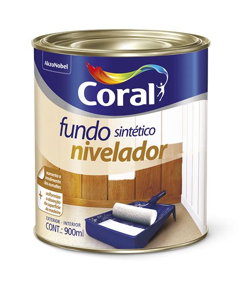 Fundo Preparador Nivelador Coralit Fosco Branco Coral Ml Tintas