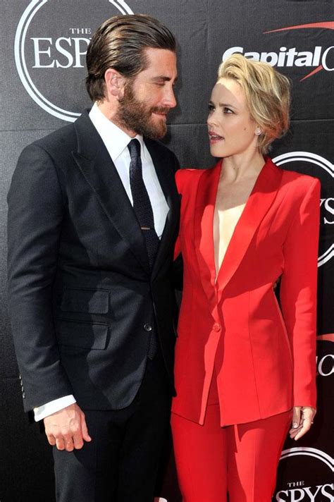 Southpaw S Jake Gyllenhaal Rachel Mcadams Sizzle On Espys Red