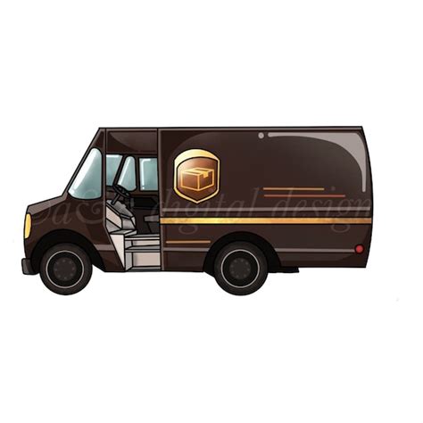 Ups Truck Png