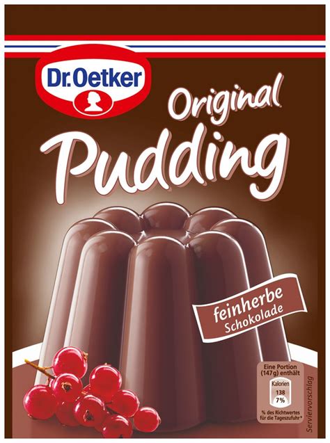 Original Pudding Feinherb Schokolade Pudding Von Dr Oetker