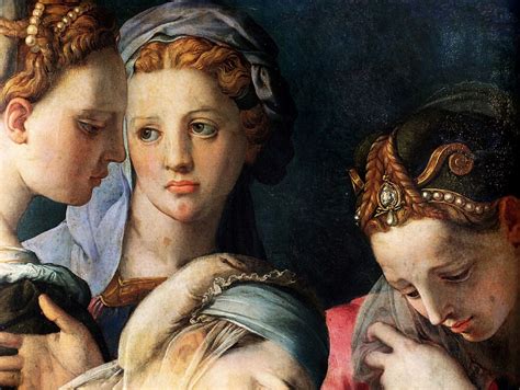 Agnolo Bronzino Deposizione Besan On Dettaglio Mus E Des