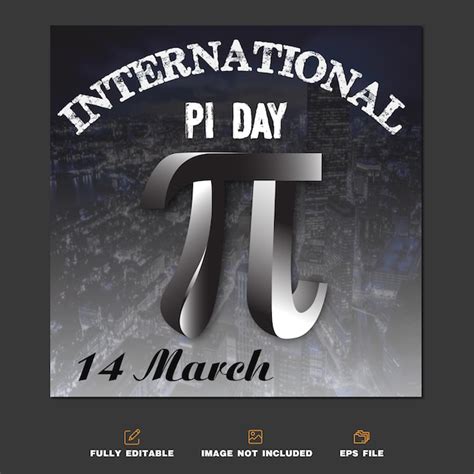 Premium Vector Pi Day Design