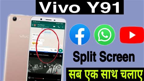 Vivo Y91 Split Screen How To Split On Vivo Y91 Mobile Phone By