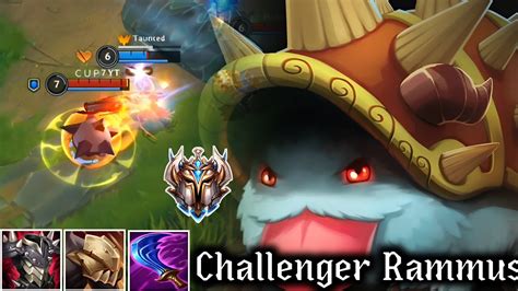 Wild Rift Challenger Rammus MVP Rank Jungle Lane Gameplay YouTube