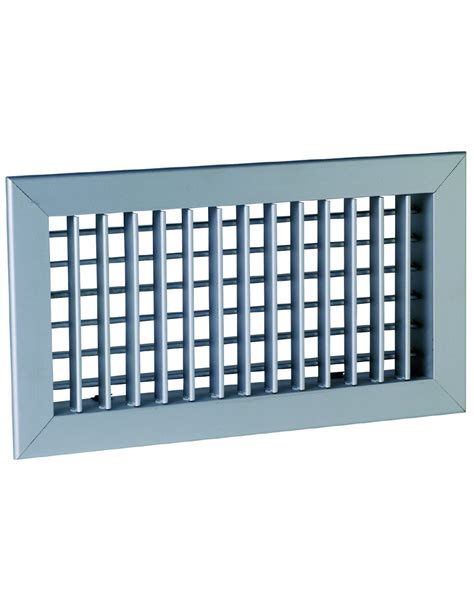 Grille double déflexion de soufflage en acier SC 102D fixation par