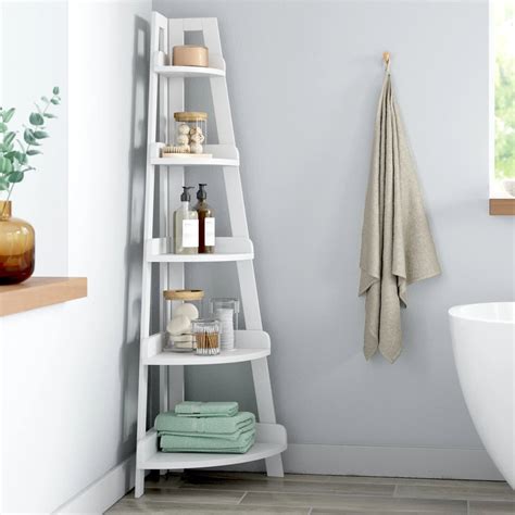 Dotted Line Leon Free Standing Bathroom Shelves The Best Bathroom Shelves Popsugar Home Photo 11