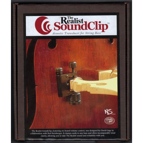 Realist Soundclip Bass Pickup Electric Violin Shop