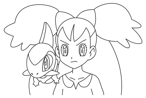 Coloriage Pokémon Iris à Imprimer Coloriages Gratuits à Imprimer