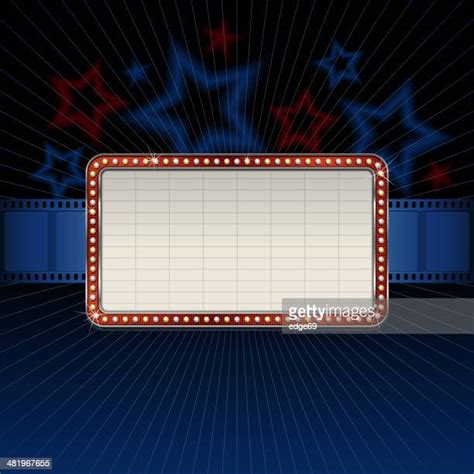 57 Movie Theater Marquee Background High Res Illustrations Getty Images