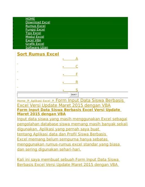 Doc Cara Membuat Aplikasi Data Siswa Dokumen Tips