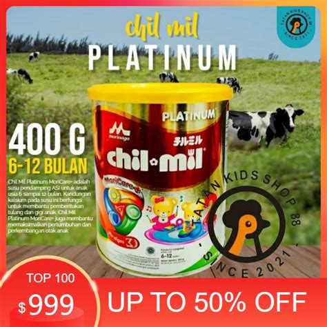 Jual Susu Morinaga Chil Mil Platinum 400 Gram Untuk 6 Sampai 12 Bulan