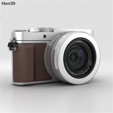 Panasonic Lumix Dmc Lx100 Silver 3d Model Hum3d