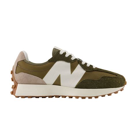 New Balance 327 Dark Moss Gum Green Editorialist