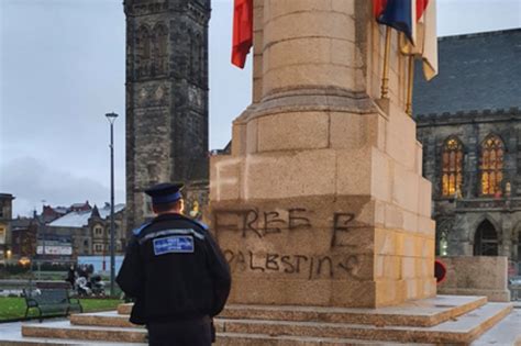 Rochdale Cenotaph: Two teenagers charged with criminal damage after war ...