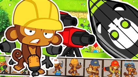 MONKEY ENGINEER TURRET CHALLENGE BLOONS TOWER DEFENSE FIVE