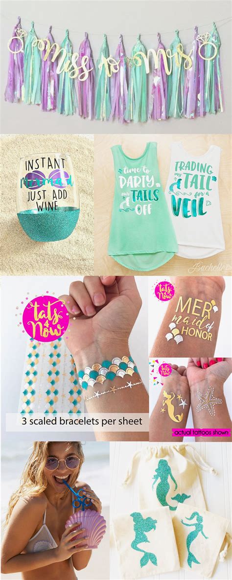 Super Fun Mermaid Themed Party Ideas For Your Mermaid Bachelorette