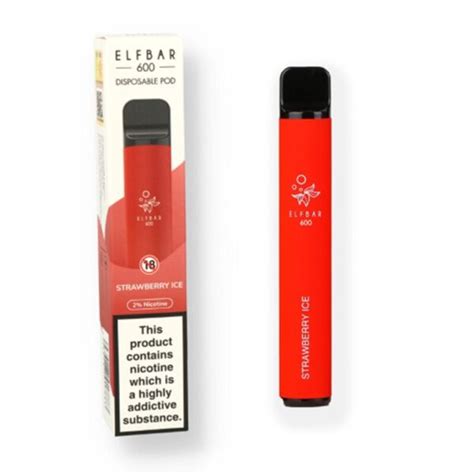 Elf Bar Disposable Vape Strawberry Ice James Barber Tobacconist