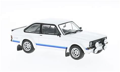 Miniature Ford Escort Whitebox Mk Ii Rs Blanche