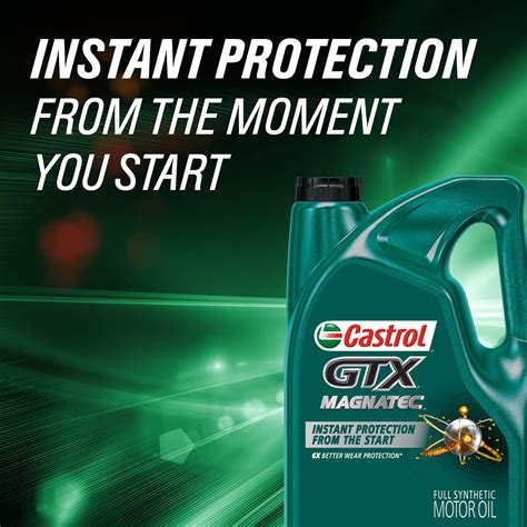 Castrol Gtx Magnatec W Full Synthetic Motor Oil Green