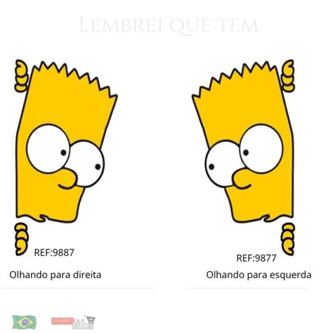 Adesivo Bart Simpson Carro Caminh O Janela Shopee Brasil