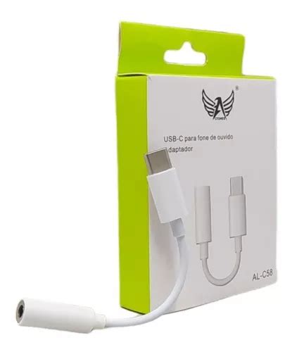 Cabo Adaptador Tipo C Usb C Para Fone Ouvido P P Mm Parcelamento