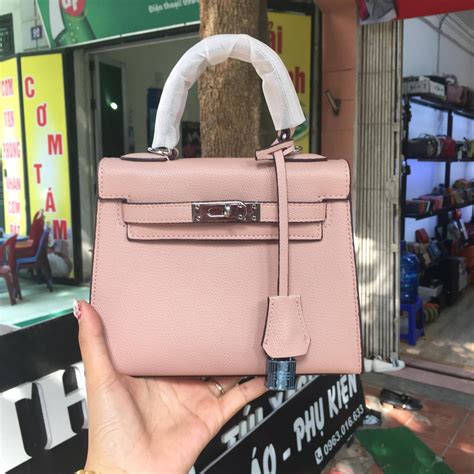 GIẢM GIÁ TÚI H M K E L L Y hồng nude sz ảnh thật shop tự chụp Shopee Việt Nam