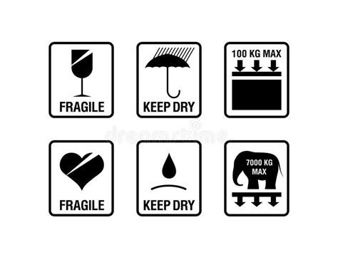 Vector Packing Symbols Stock Vector Illustration Of Icon 11656469