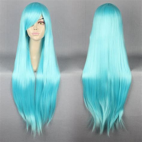 Jual WIG COSPLAY MCOSER BASE 80CM LURUS 001Q SKY BLUE Shopee Indonesia