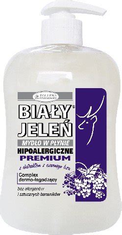 Biały Jeleń Premium hipoalergiczne mydło w płynie Czarny Bez 300 ml