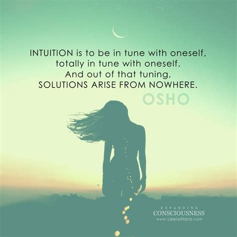 Intuition Intuition How To Gain Confidence Osho