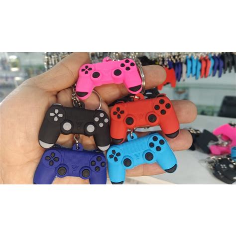 30 Chaveiros Controle PS4 Azul Escuro E Claro Preto Rosa E Vermelho