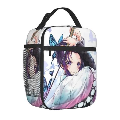 Shinobu Fiambrera T Rmica Kocho Demon Slayer Bolsa De Almuerzo Con