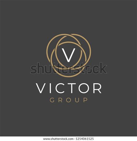 Premium Letter V Logo Design Luxury Stock Vector Royalty Free 1254061525