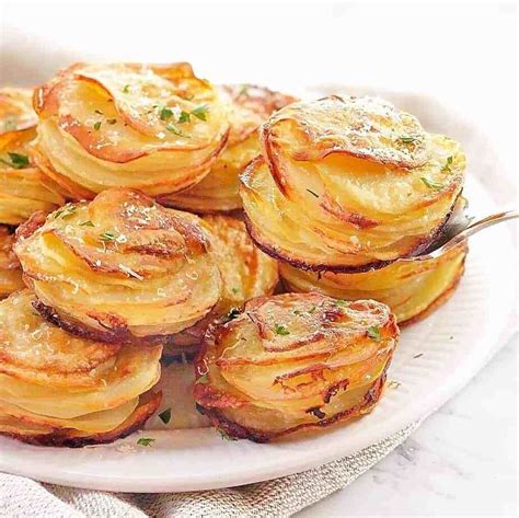 Cheesy Mini Gratin Dauphinois Potato Stacks · Chef Not Required