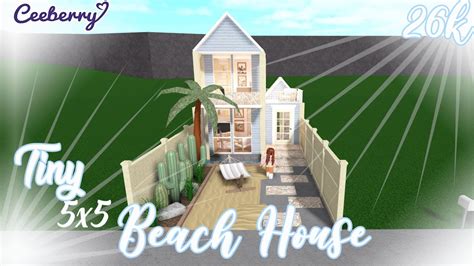 Roblox Bloxburg Beach House Speed Build