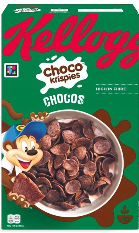 KELLOGG S CHOCOS KRISPIES CZEKOLADOWE MUSZELKI PŁATKI DO MLEKA 400g